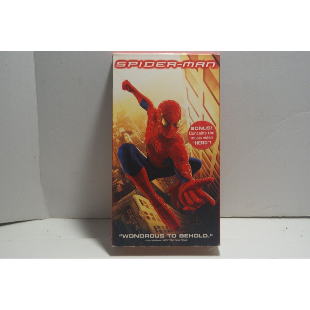Spider-man VHS Tobey Maguire as Spiderman Action Thriller Superhero